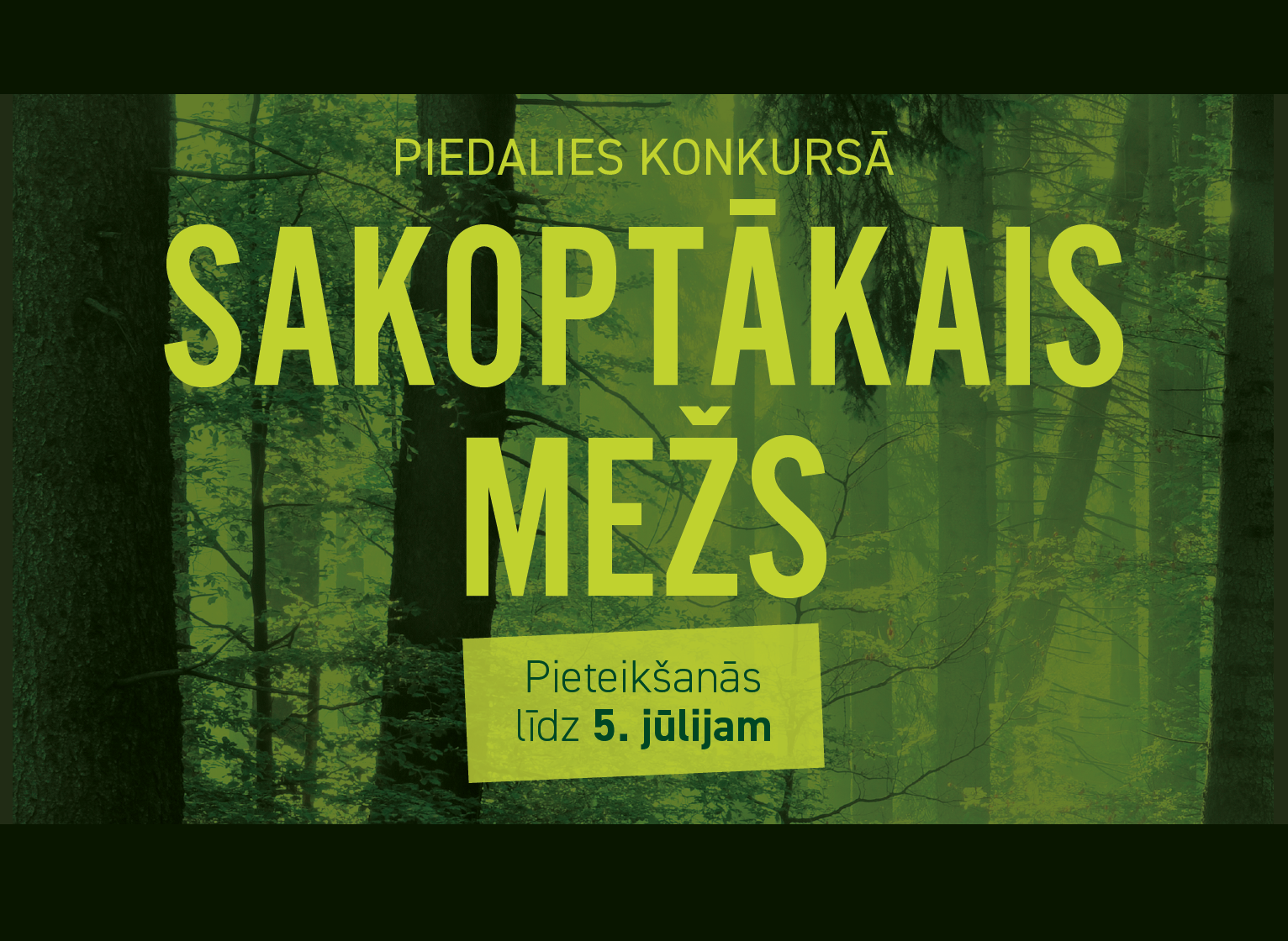 Latvijas Meža īpašnieku biedrība aicina mežsaimniekus piedalīties konkursā „Sakoptākais mežs”