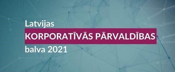 Uzņēmumus aicina pieteikties Latvijas Korporatīvās pārvaldības balvai 2021